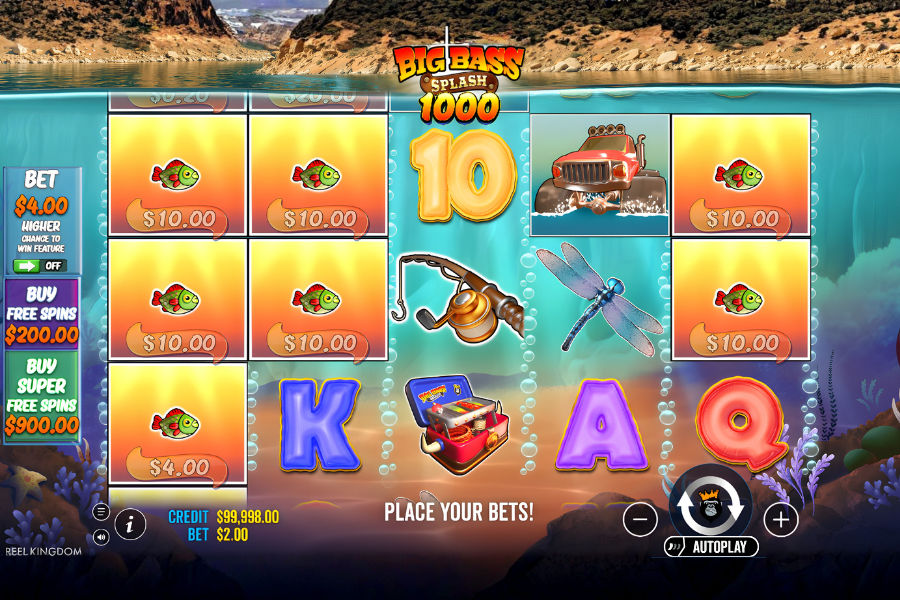 demo play of the big bass splash 1000 slot
